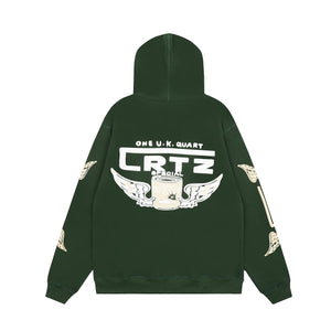 Corteiz Gasolina Double Zip Hoodie - Green 2