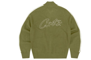 Corteiz Knit Zip-Up - Olive 2