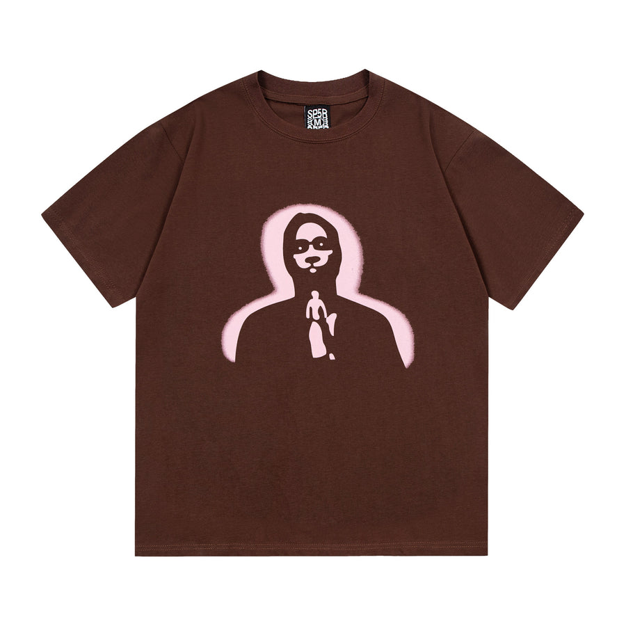 Sp5der Young Thug Tee - Brown 1