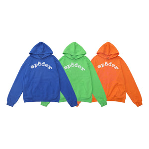 Sp5der Plain Hoodie 1