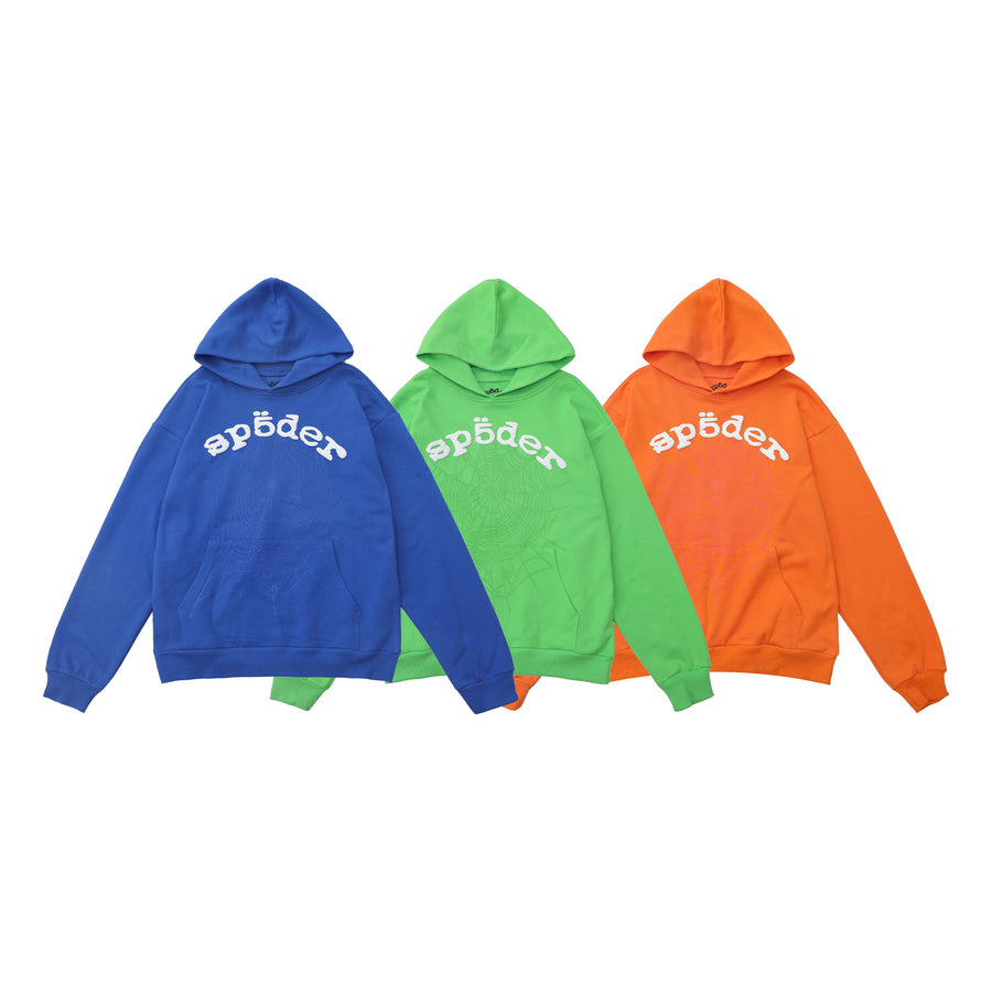 Sp5der Plain Hoodie 1
