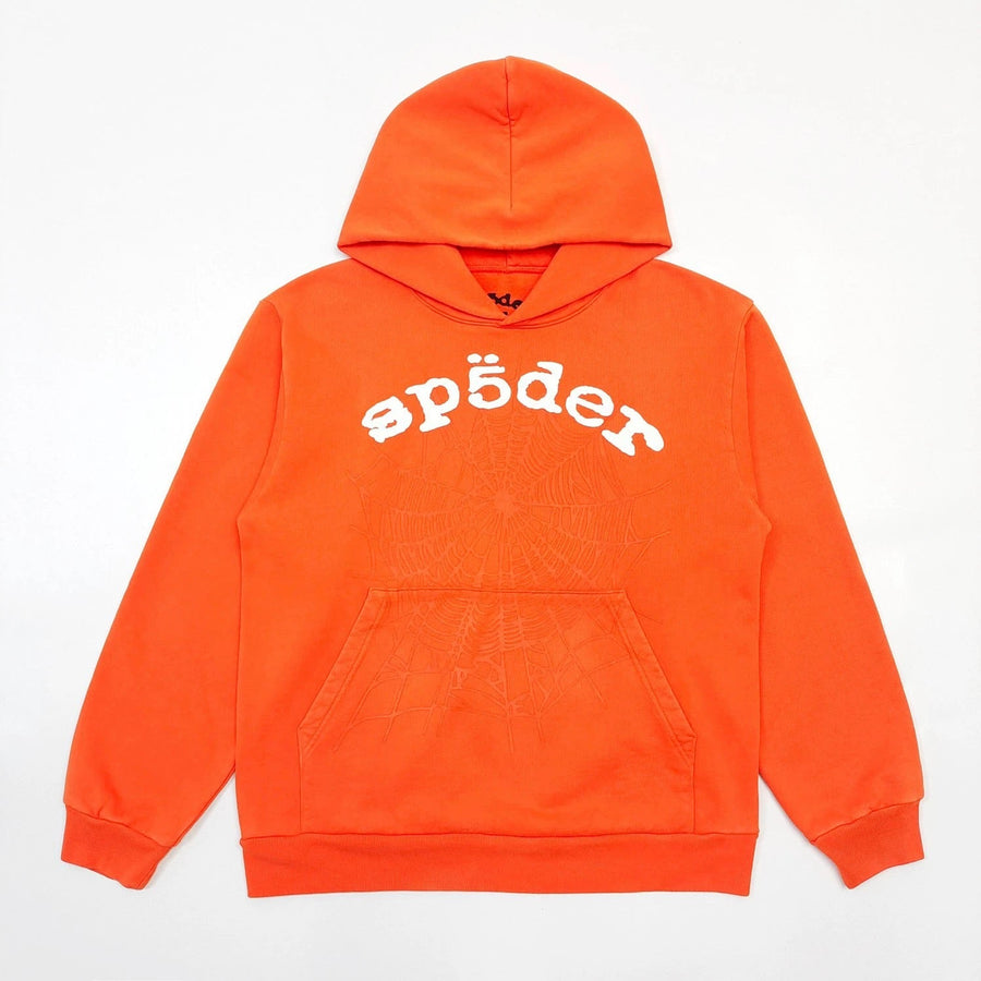 Sp5der Plain Hoodie 3