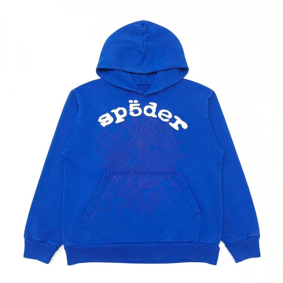 Sp5der Plain Hoodie 2