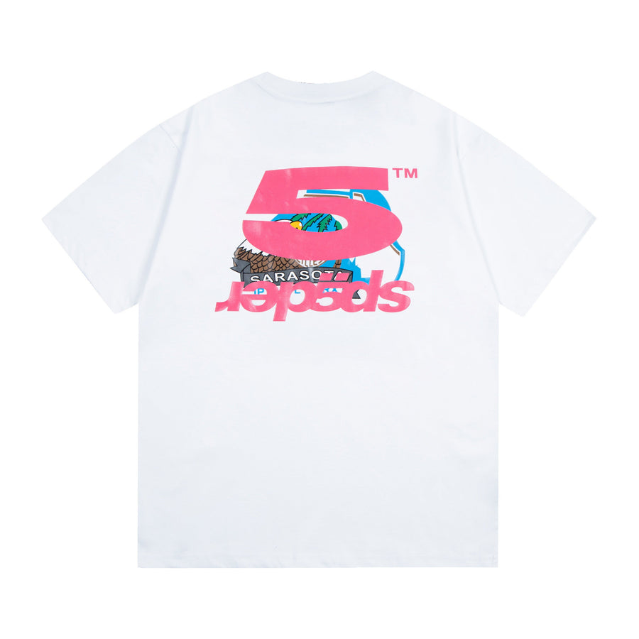 Sp5der Racer Tee - White 2