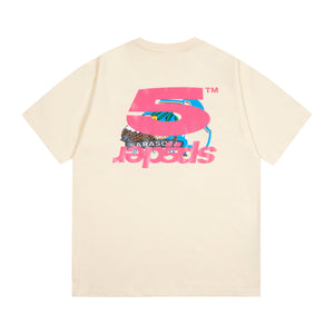 Sp5der Racer Tee - Cream 2