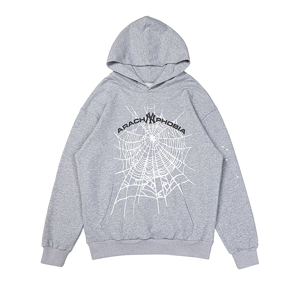 Sp5der ArachNYphobia Hoodie - Gray