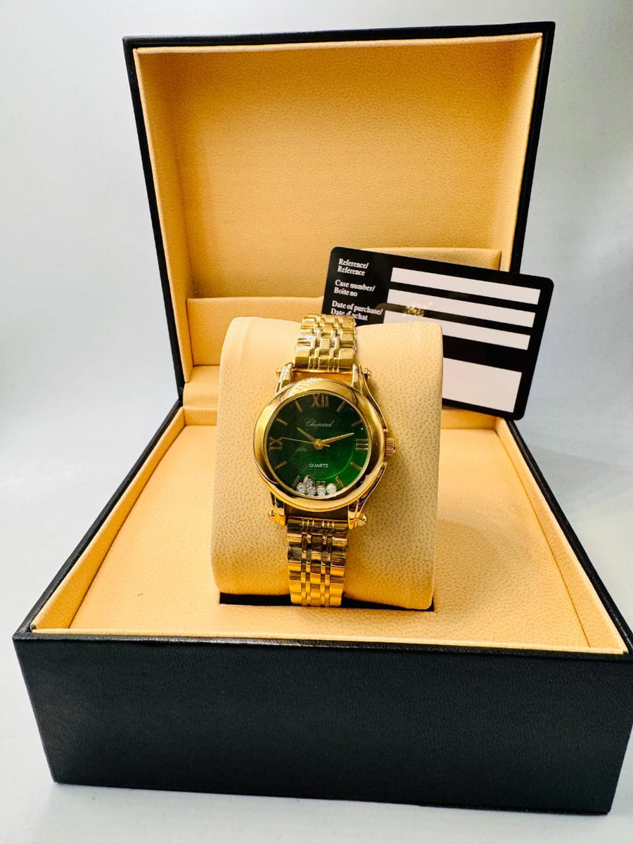 Chopard Gold Green Tial 1