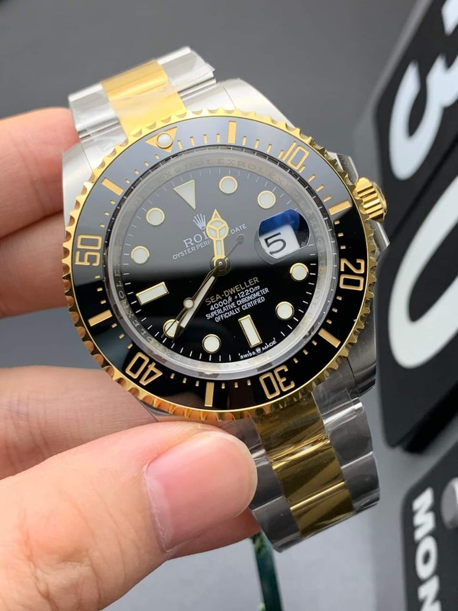 Rolex Sea-Dweller Silver-Gold Black Tial 1