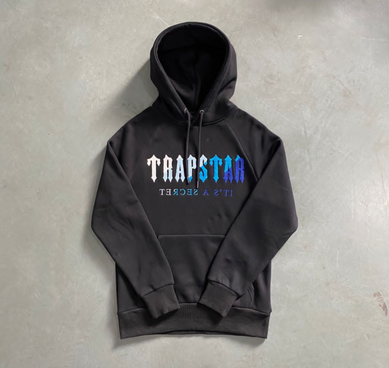 Trapstar Chenille Decoded Hoodie TracksuitBlack Ice Flavours 2.0