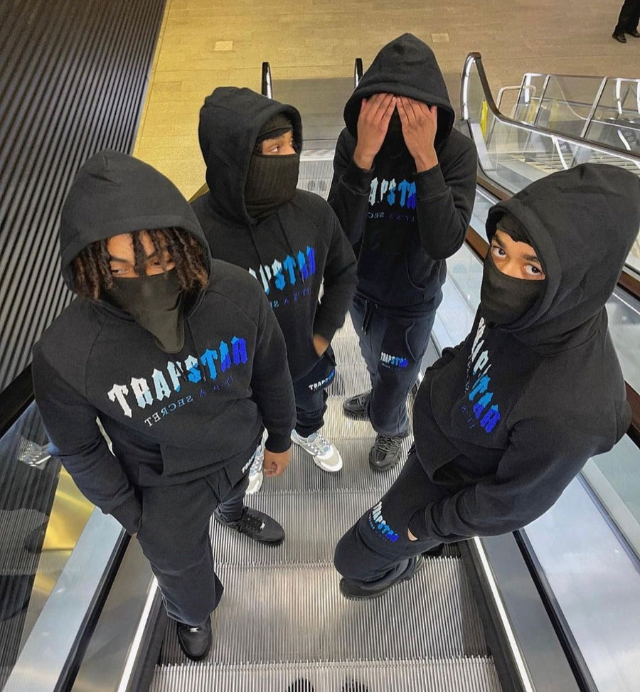 Trapstar Chenille Decoded Hoodie TracksuitBlack Ice Flavours 2.0 7
