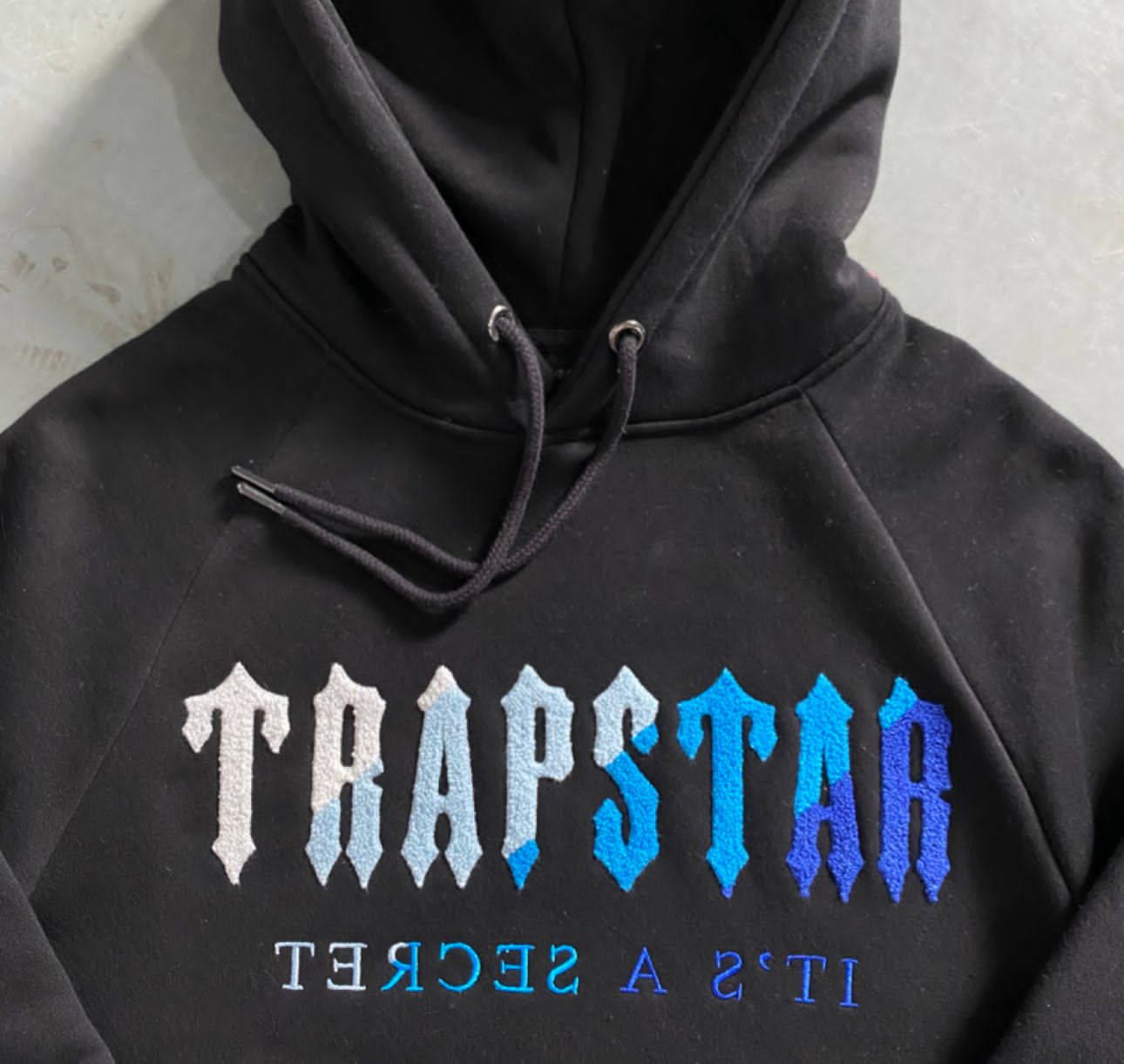 Trapstar Chenille Decoded Hoodie TracksuitBlack Ice Flavours 2.0