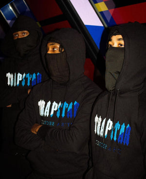 Trapstar Chenille Decoded Hoodie TracksuitBlack Ice Flavours 2.0 6