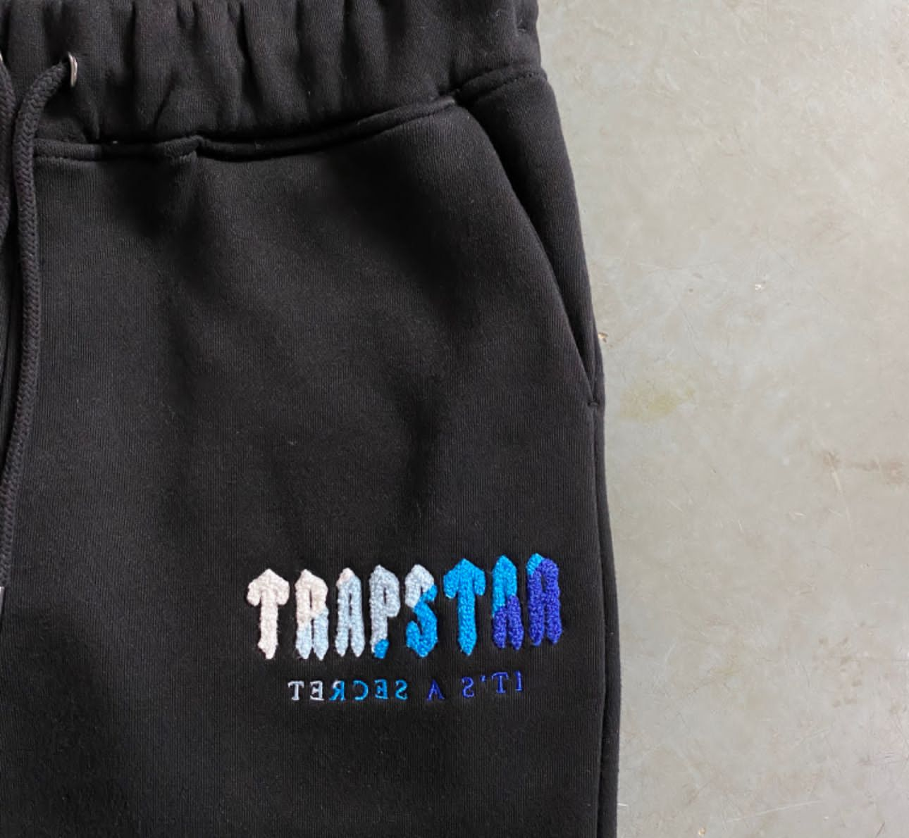 Trapstar Chenille Decoded Hoodie TracksuitBlack Ice Flavours 2.0