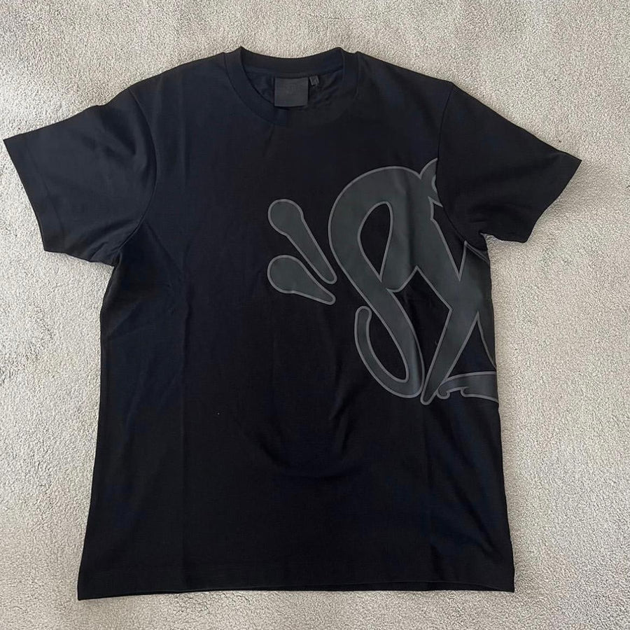 SYNA WORLD LOGO BLACK T-SHIRT& SHORTS 4