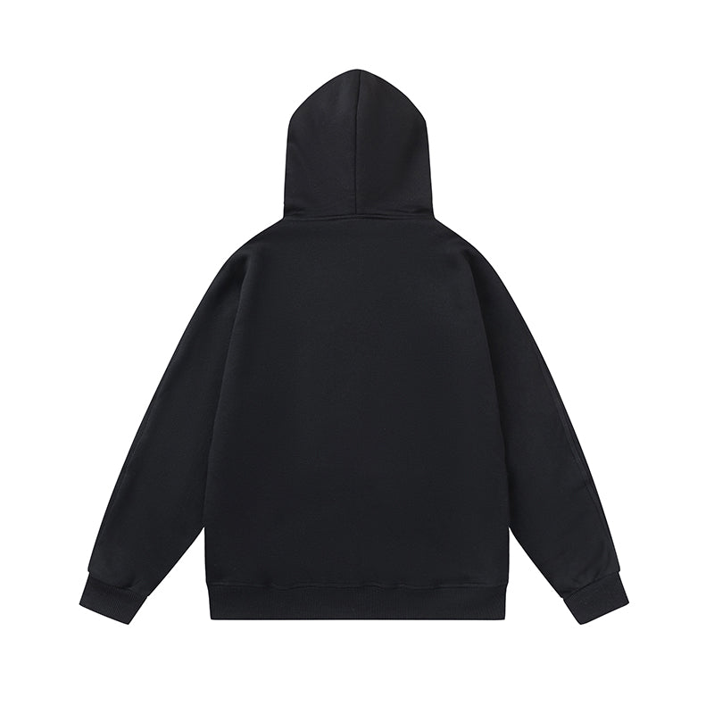 Trapstar Script Zip Through Hoodie Tracksuit- Black/White/Purple Tint