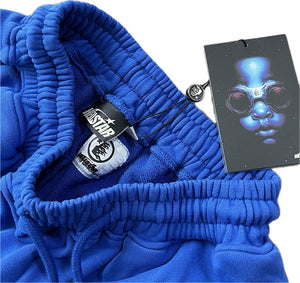 Hellstar "No Guts, No Glory" Sweatpants - Blue 2