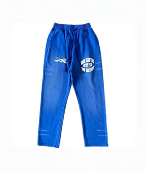 Hellstar "No Guts, No Glory" Sweatpants - Blue 1