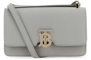 Burberry Mini Leather TB Cross-Body Bag "Grey" 1