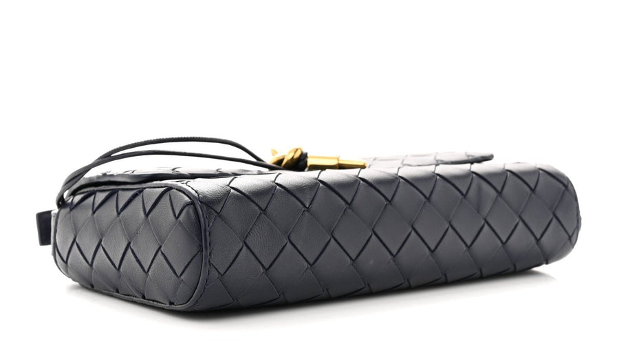 Bottega Veneta Mini Andiamo Crossbody Bag "Black" 2