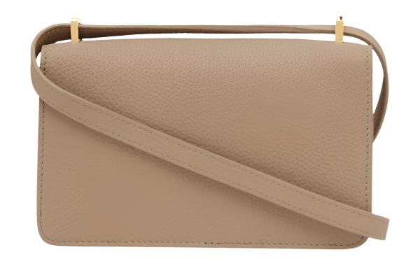 Burberry Mini Leather TB Cross-Body Bag "Beige"