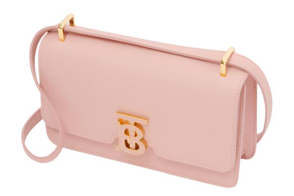 Burberry Mini Leather TB Cross-Body Bag "Pink"