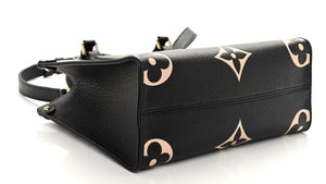 LOUIS VUITTON Empreinte Monogram Giant Onthego PM "Black Beige" 4