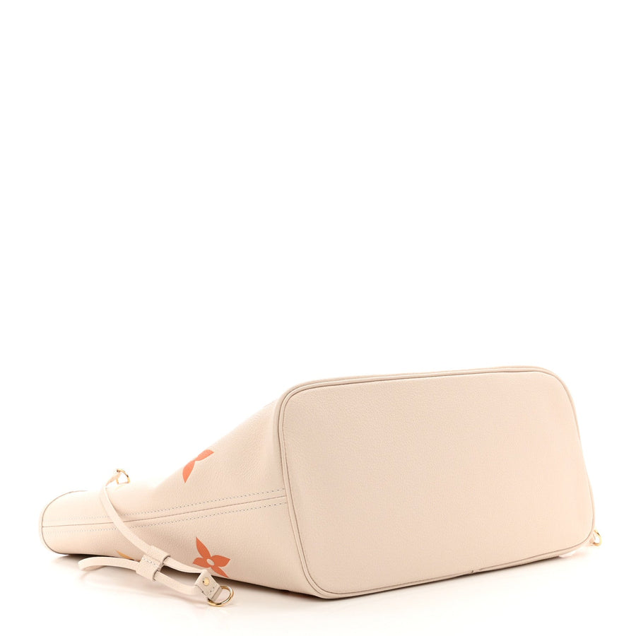 LOUIS VUITTON Empreinte Monogram Giant Neverfull MM "Degrade Neutral" 4