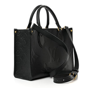 LOUIS VUITTON Empreinte Monogram Giant Onthego PM "Black" 2