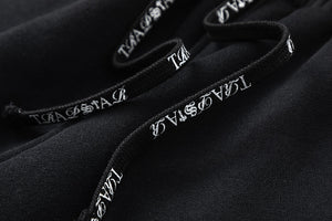 Trapstar Script Zip Through Hoodie Tracksuit- Black/White/Purple Tint 7