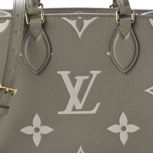 LOUIS VUITTON Empreinte Monogram Giant Onthego "PM Tourterelle Creme" 6