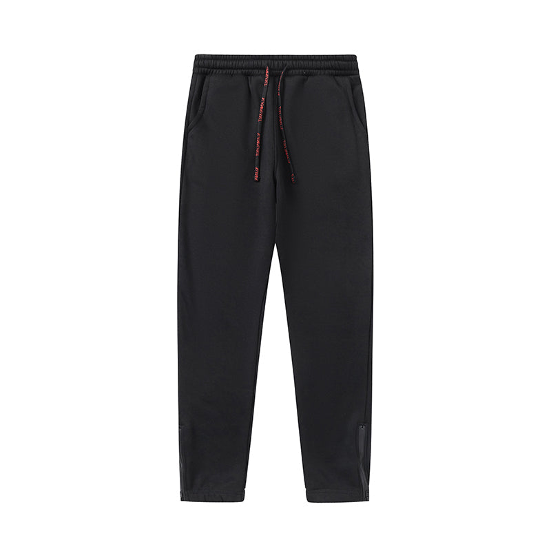 Trapstar Script Zip Through Hoodie Tracksuit- Black/Red 5