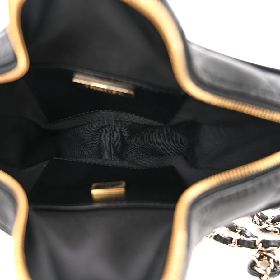 Chanel Lambskin Quilted Walk of Fame Star Bag "Black" 4