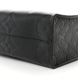 LOUIS VUITTON Empreinte Monogram Giant Onthego PM "Black" 4
