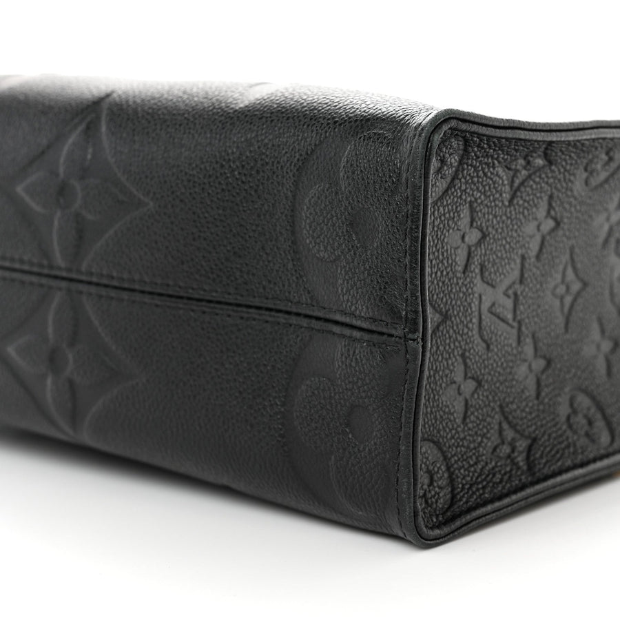 LOUIS VUITTON Empreinte Monogram Giant Onthego PM "Black" 4