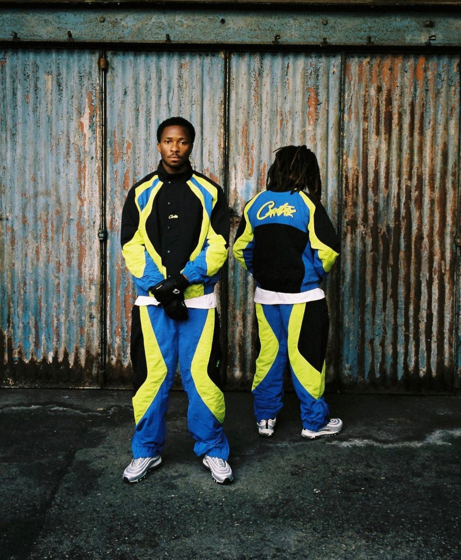 Corteiz Vertigo Shuku Tracksuit- Black/Green/Blue 2