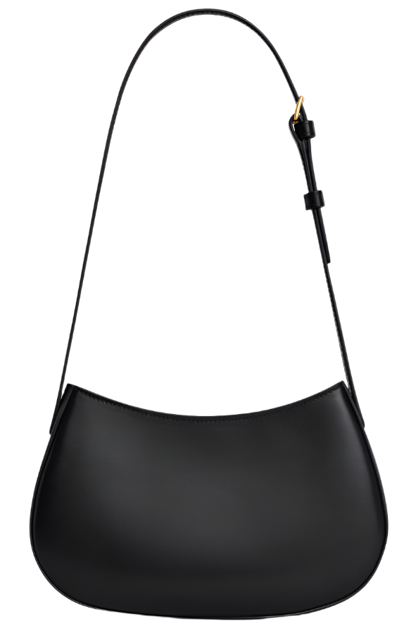 Celine Tilly Bag In Shiny Calfskin "Black" 5