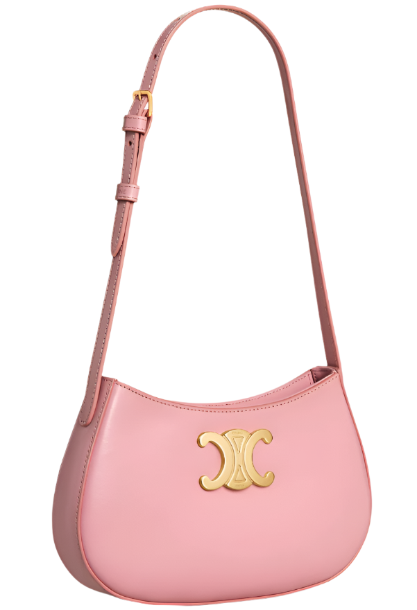 Celine Tilly Bag In Shiny Calfskin "Pink"