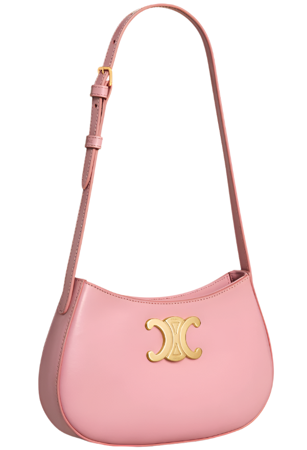 Celine Tilly Bag In Shiny Calfskin "Pink" 3