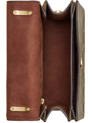 Coach Morgan Square Crossbody Bag "Khaki/Multicolor" 2