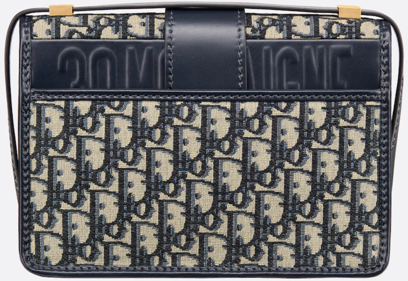 Dior 30 Montaigne bag Oblique Jacquard "Blue"