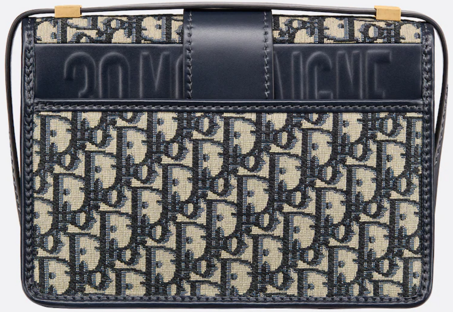 Dior 30 Montaigne bag Oblique Jacquard "Blue" 4