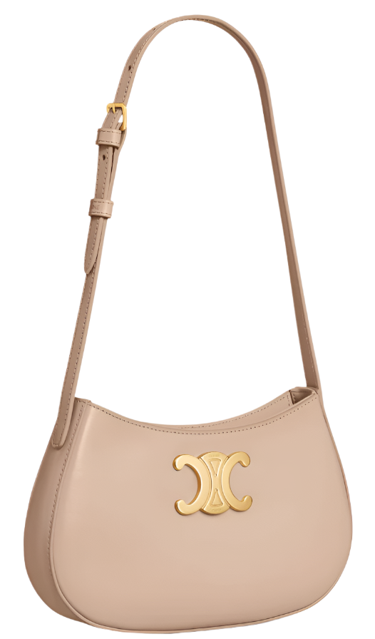 Celine Tilly Bag In Shiny Calfskin "Safari"