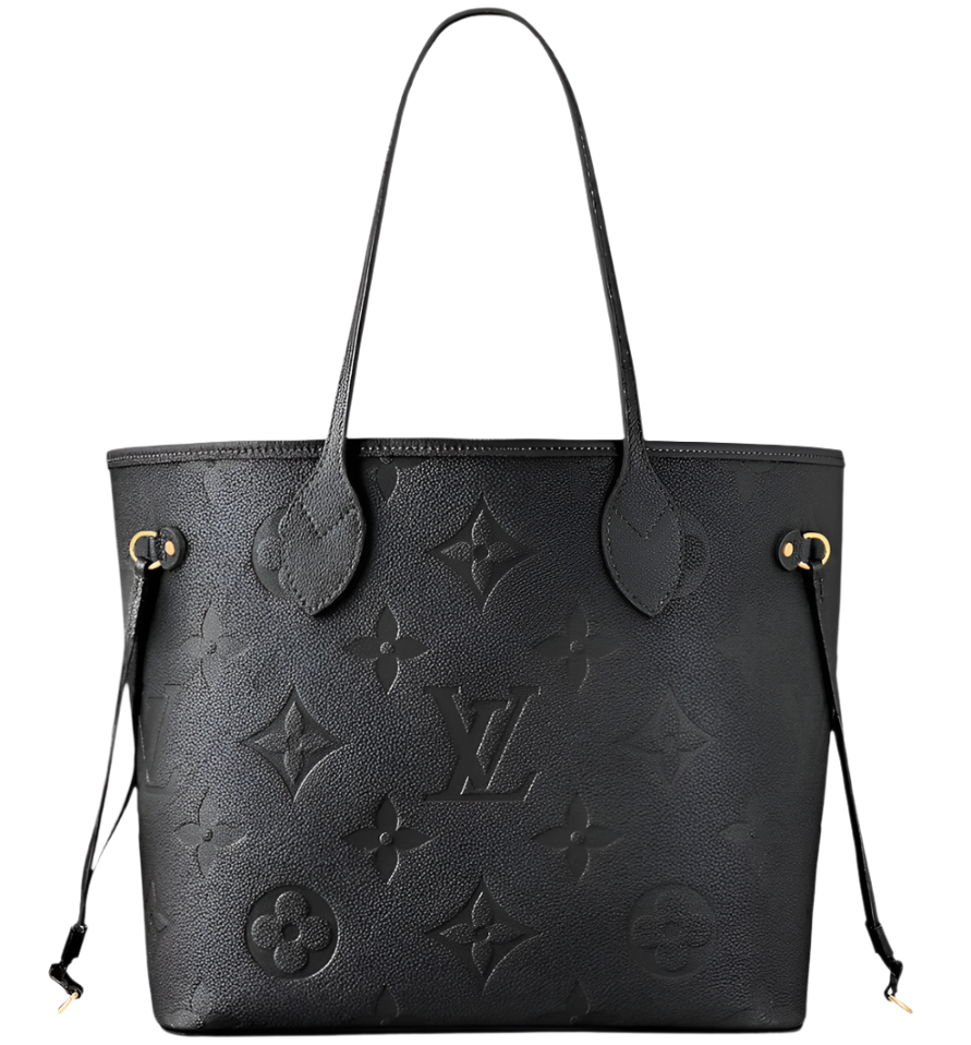 LOUIS VUITTON Neverfull MM Tote Bag "Black"