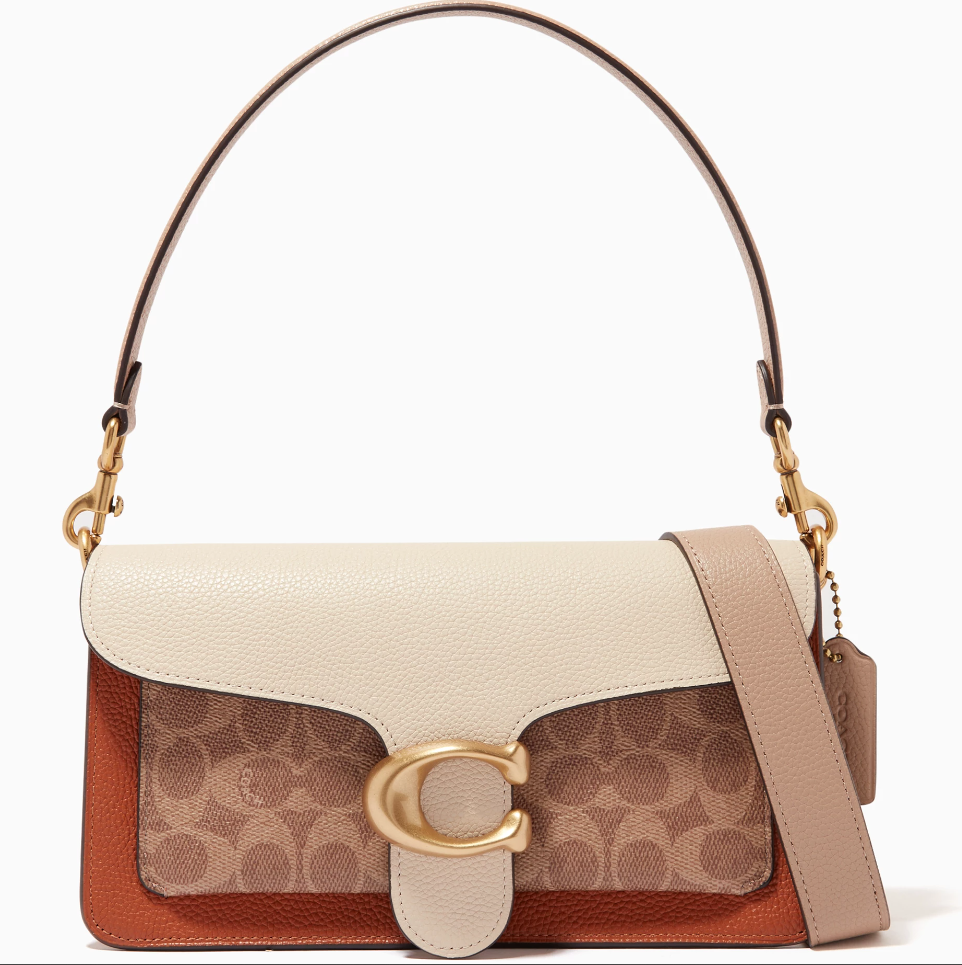 Coach Tabby 26 Shoulder Bag in Signature Canvas & Leather "Brown"