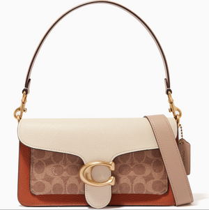 Coach Tabby 26 Shoulder Bag in Signature Canvas & Leather "Brown" 2