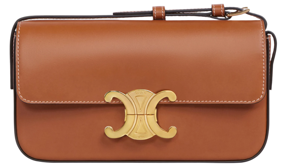 Celine Shoulder Bag Claude In Natural Calfskin "Tan" 1