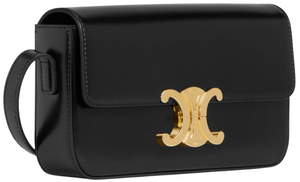 Celine Shoulder Bag Claude In Natural Calfskin "Black" 2