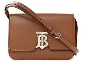Burberry Mini Leather TB Cross-Body Bag "Brown" 1