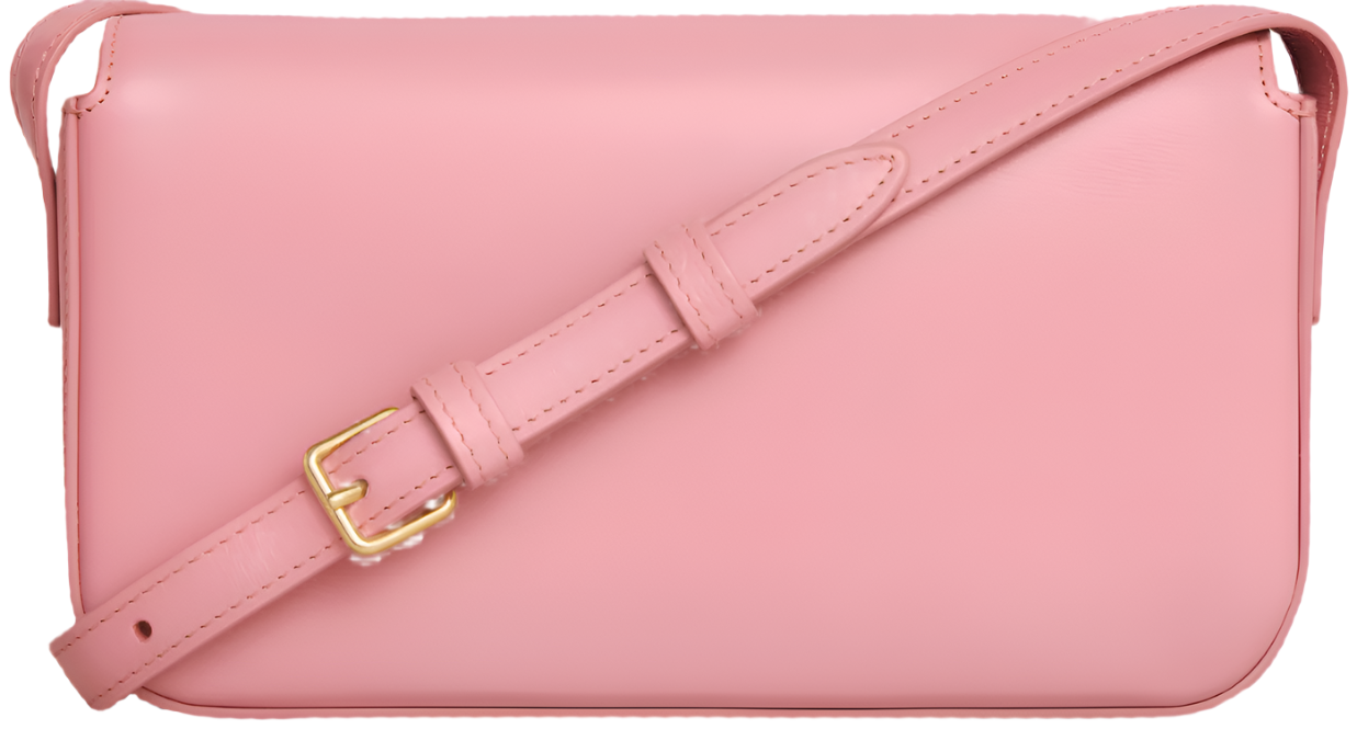 Celine Shoulder Bag Claude In Natural Calfskin "Pink"