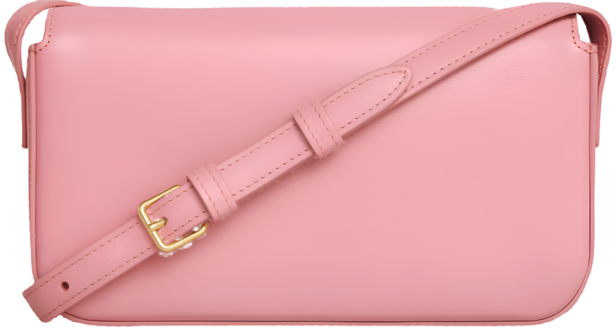 Celine Shoulder Bag Claude In Natural Calfskin "Pink" 3